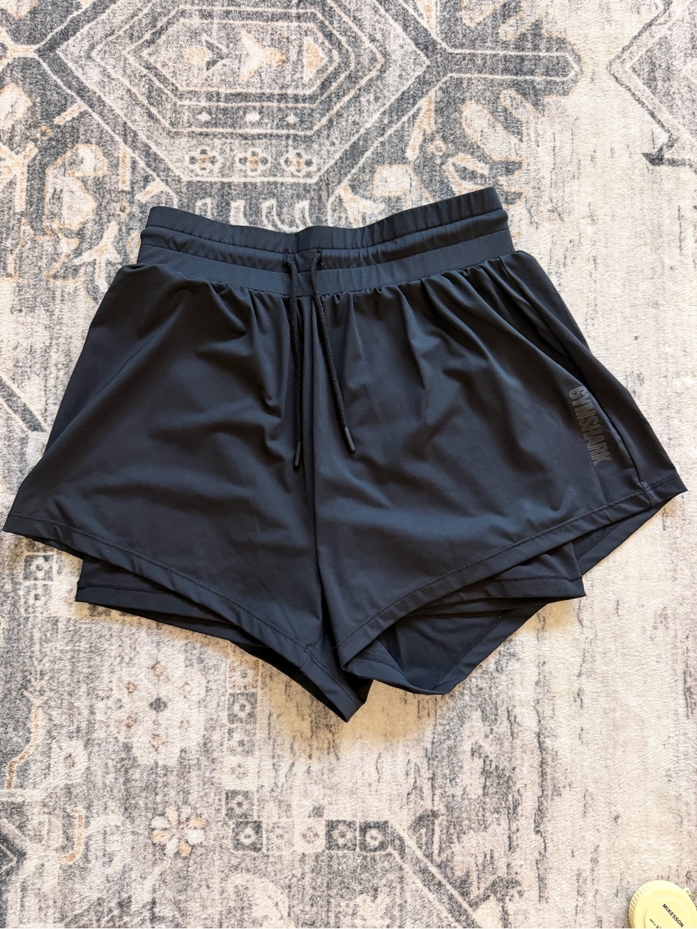 Gymshark Black 2 in 1 Running Shorts